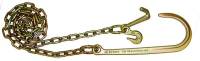 Chain with 15" J Hook; Grab & Mini J Hooks (Pair) (5/16" Chain - 10')