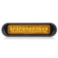 Maxxima Thin, Low Profile, Dual Color, LED Warning Light (Amber)