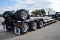 IN STOCK - 2023 KALYN SIEBERT HYDRAULIC DETACHABLE GOOSENECK 3 AXLE 55 TON W/SINGLE AXLE FLIP TRAILER