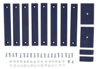 Wear Pad Kit Steel Rustler