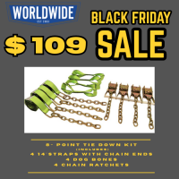 8 Point Tie Down Kit